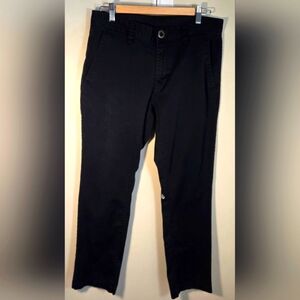 ⭐️Volcom Black Chino Straighy Leg Pants Size 32